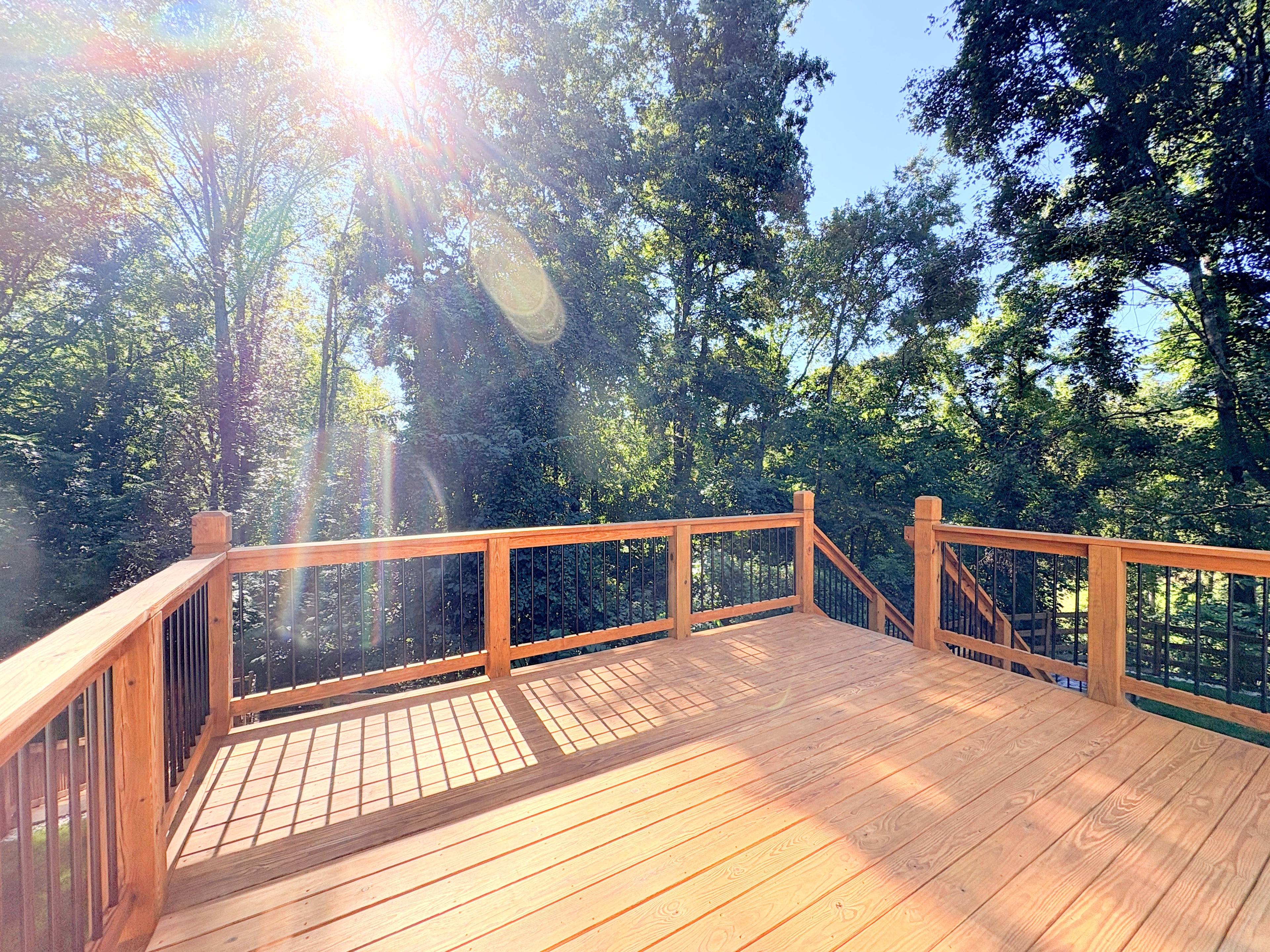 Modern Wood Deck